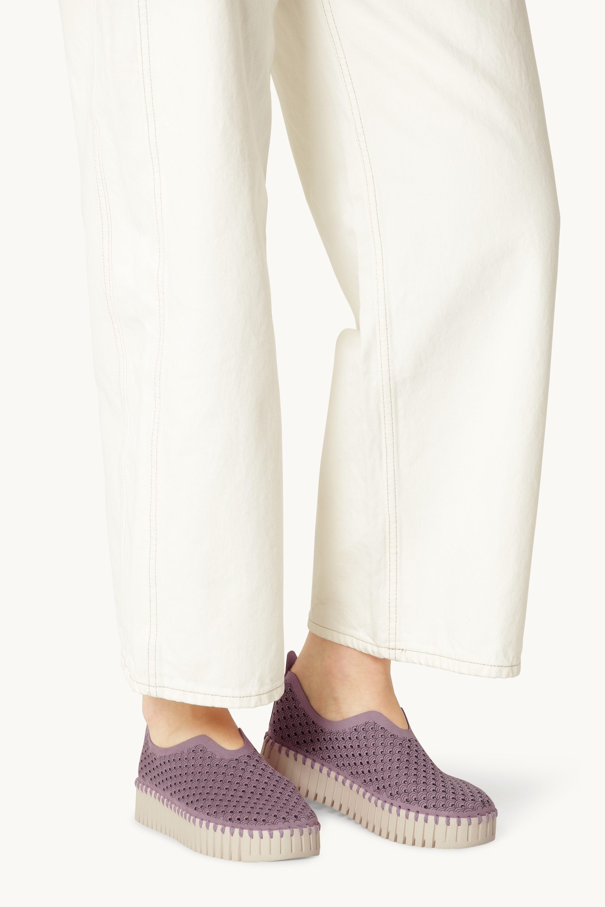 Platform Tulip Slipper - Mauve Shadows