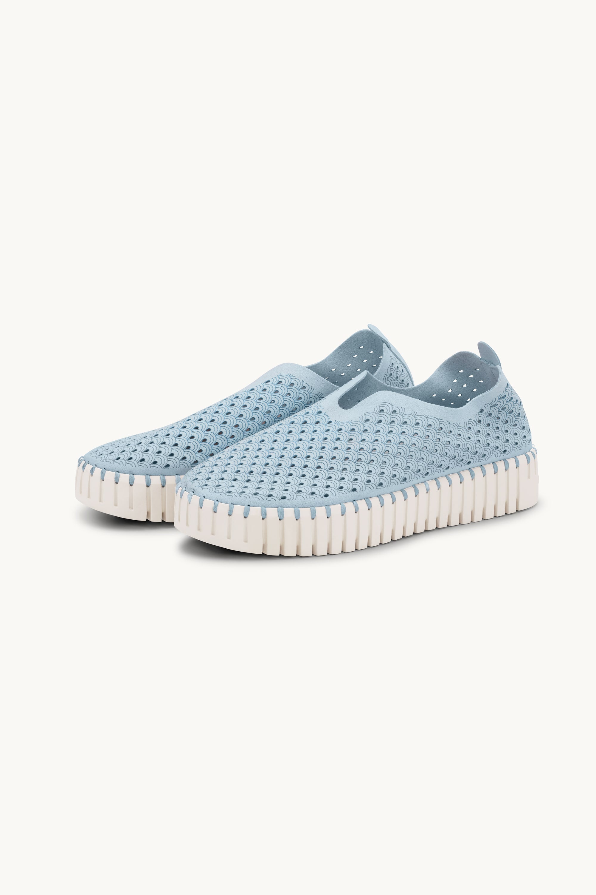 Platform Tulip Slipper - Ash Blue