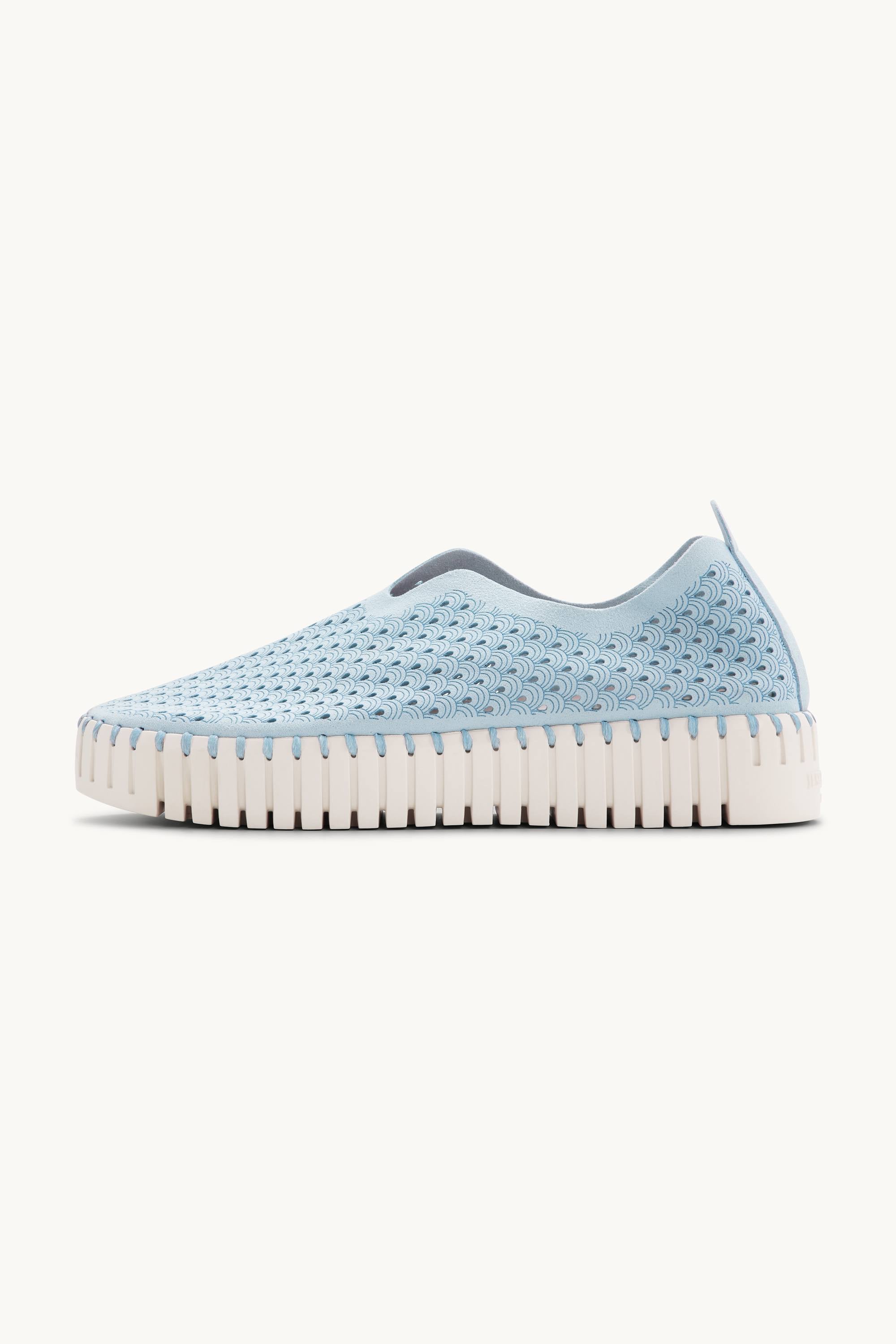 Platform Tulip Slipper - Ash Blue