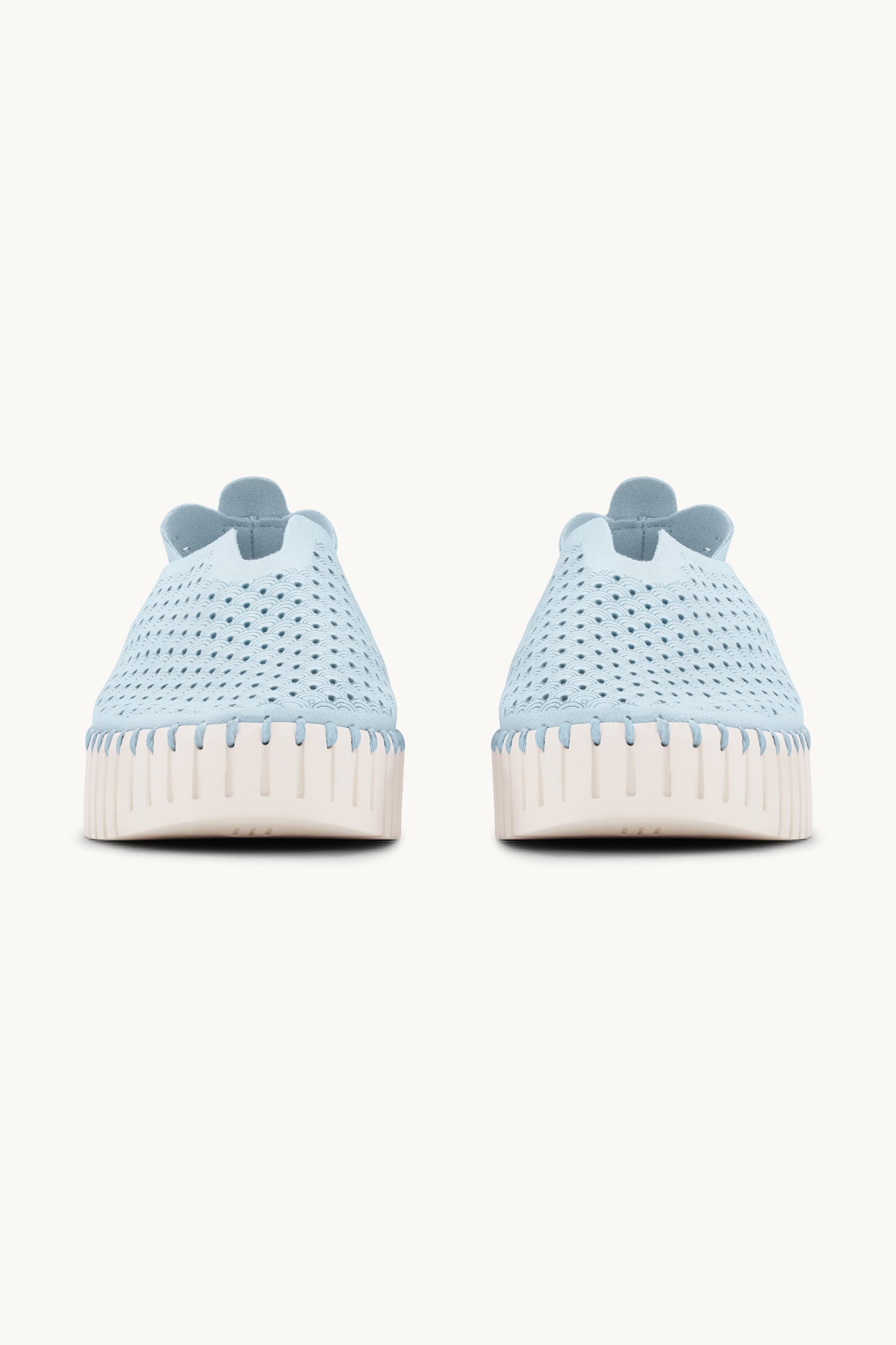 Platform Tulip Slipper - Ash Blue