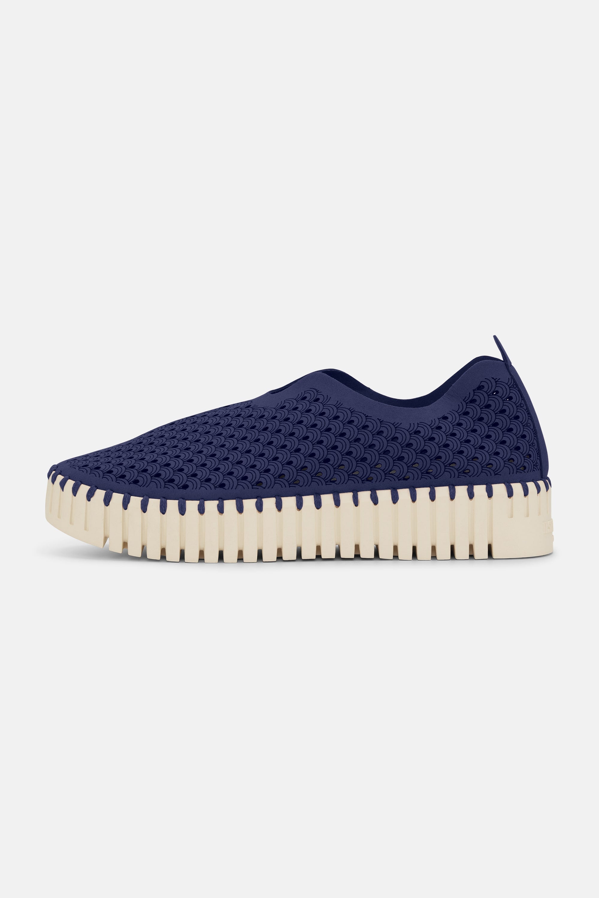 Platform Tulip Slipper - Dark Indigo