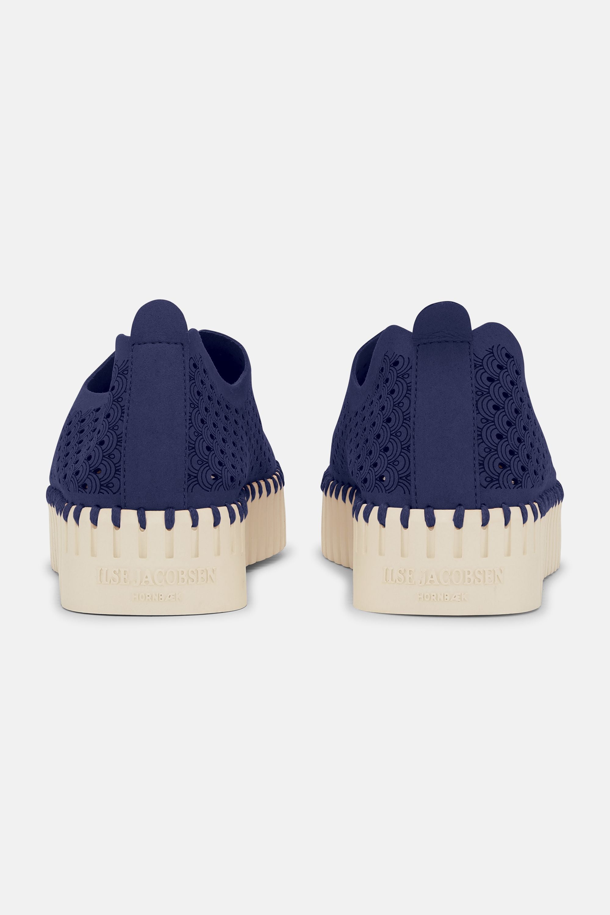 Platform Tulip Slipper - Dark Indigo