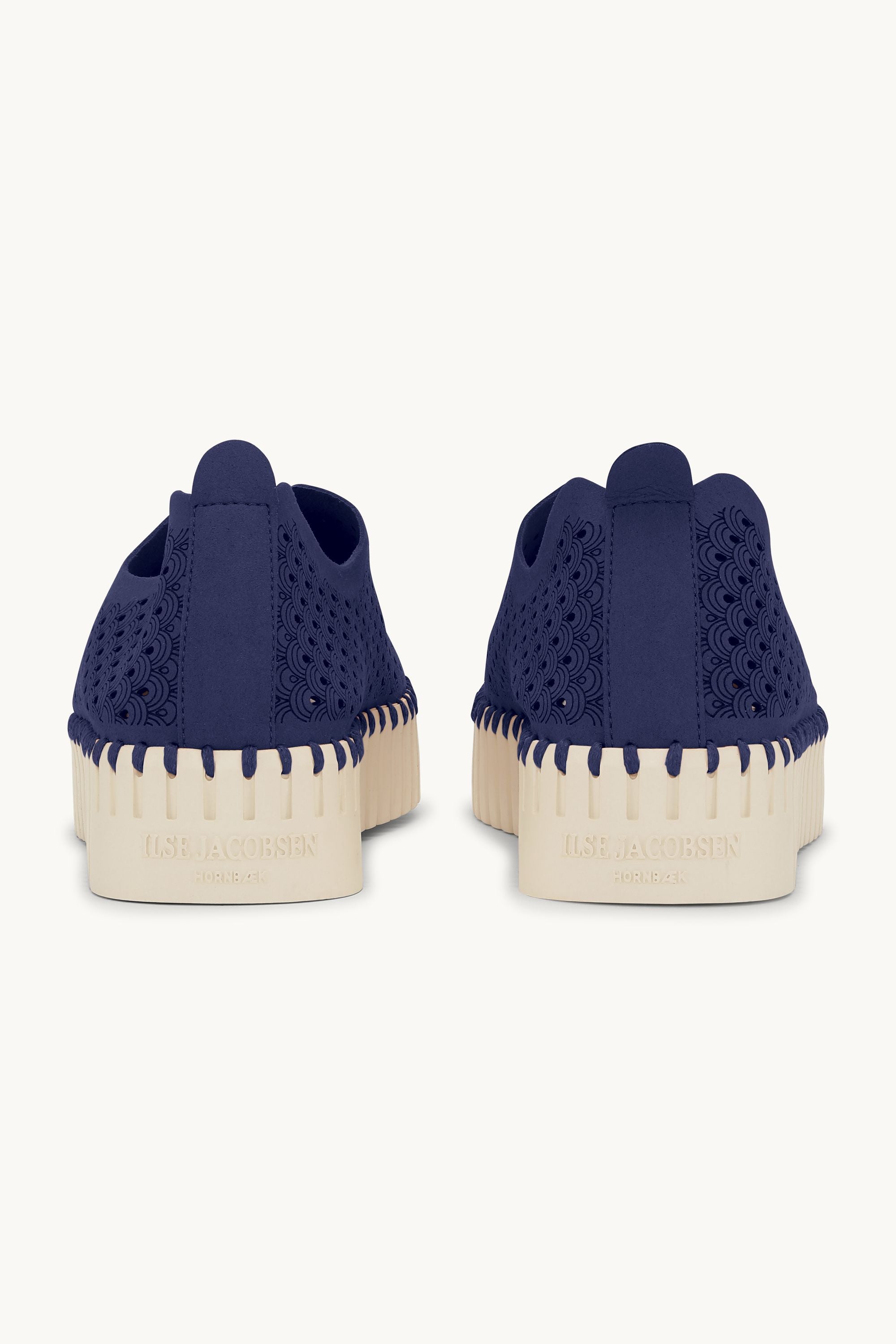 Platform Tulip Slipper - Dark Indigo