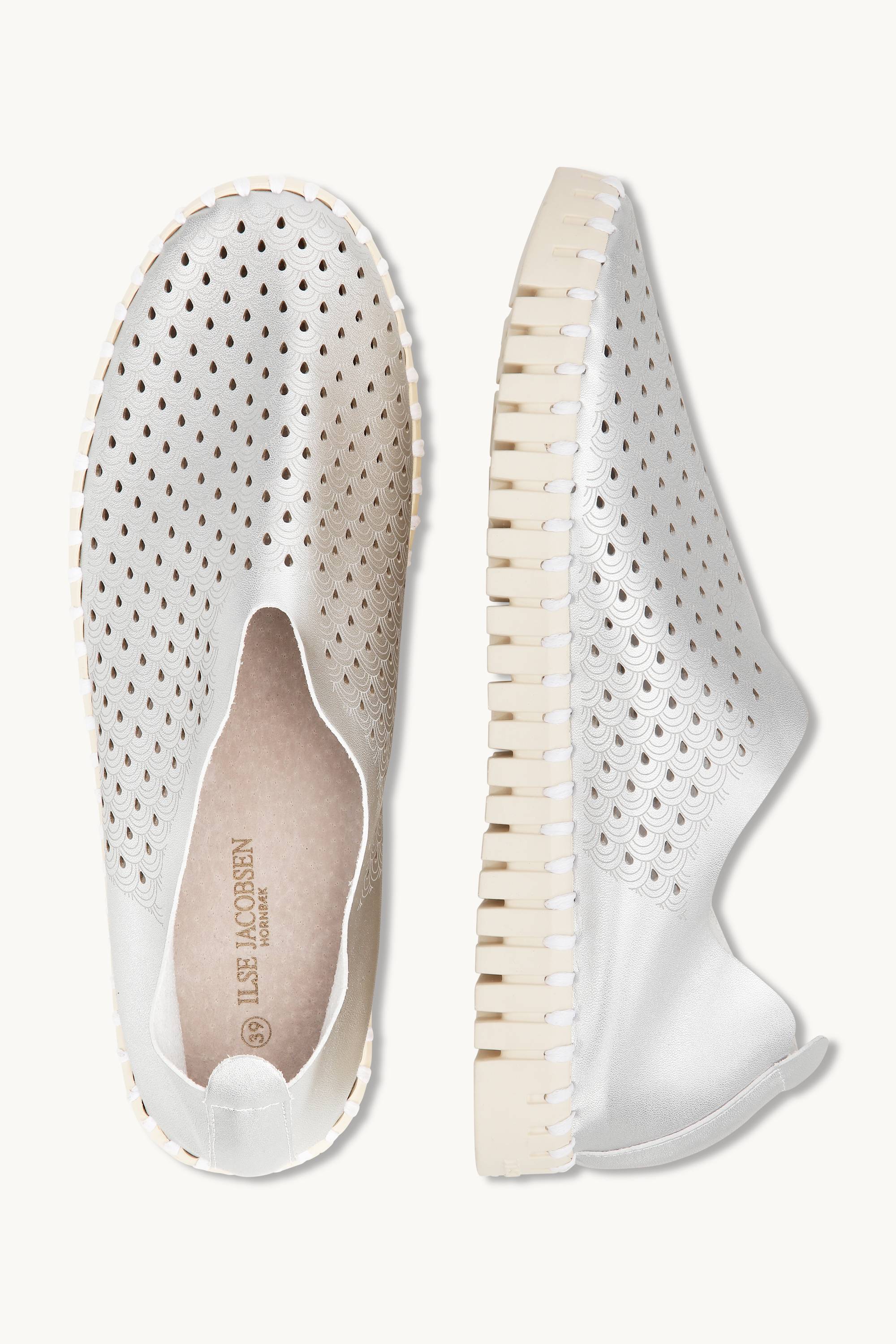 Tulip Slipper Metallic - Silver