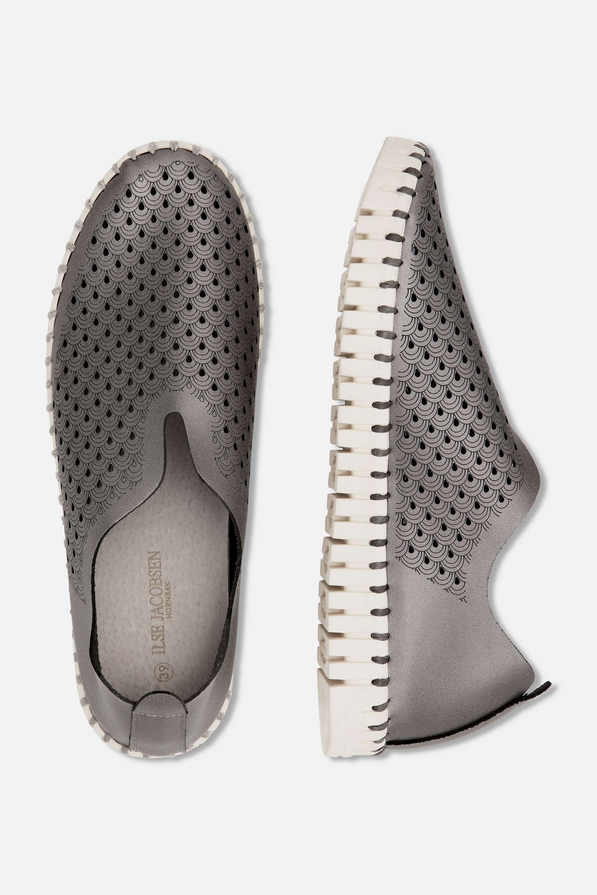 Tulip Slipper Metallic - Gun Metal