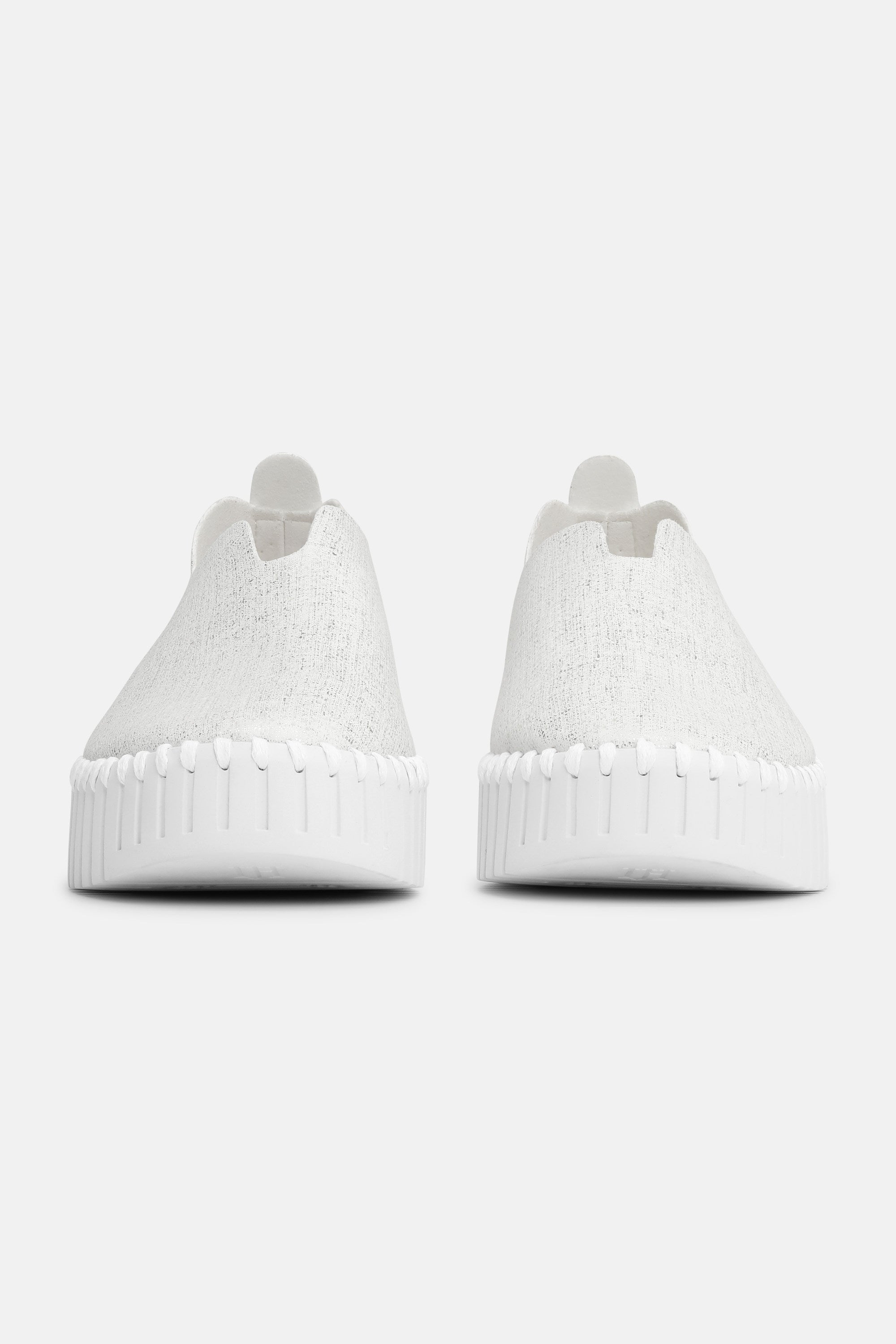 Tulip Plateauschuhe Glitter - White White