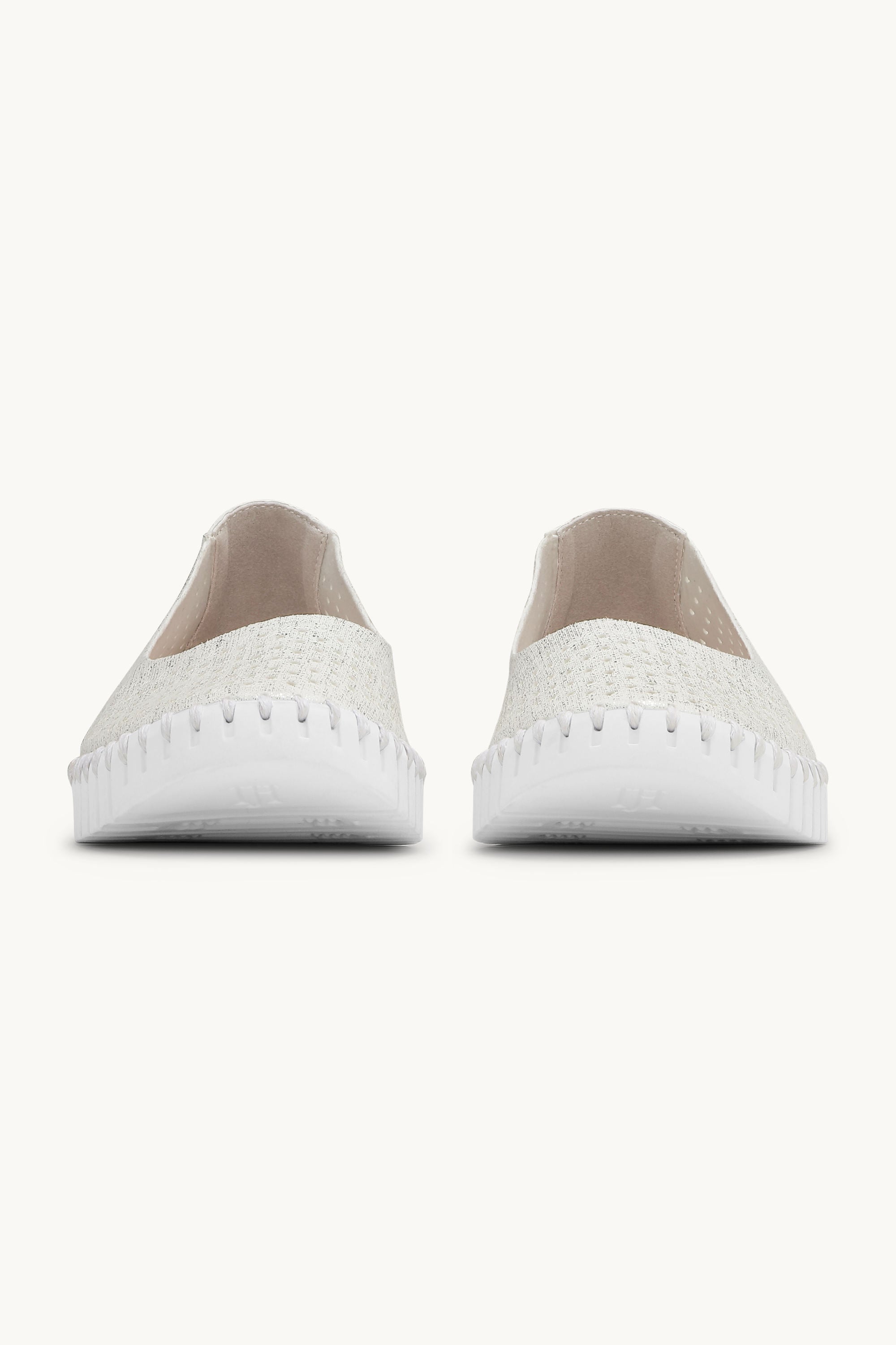 Tulip Slipper Glitter - White White