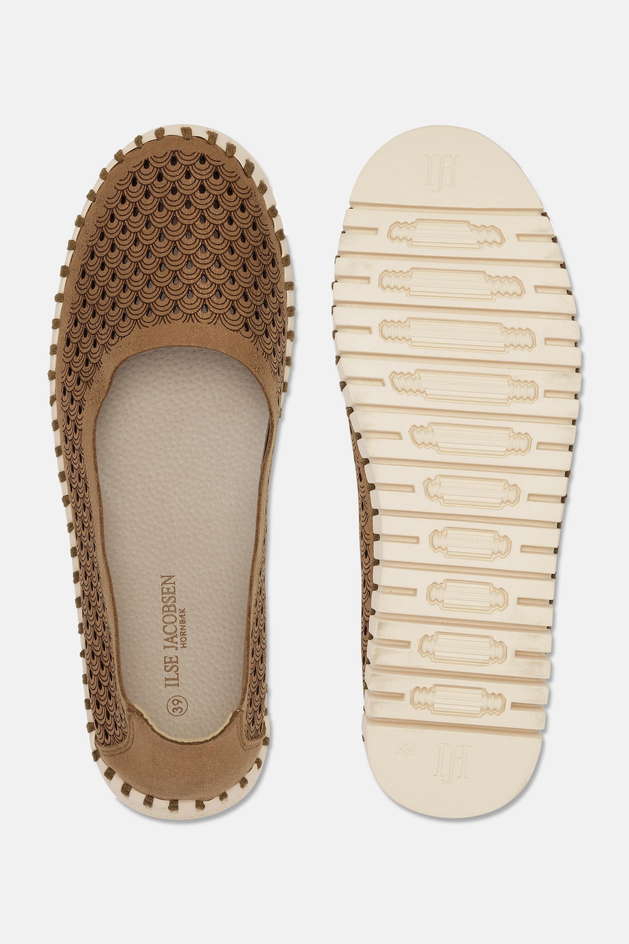 Tulip Slipper Glitter - Nougat Pearled Ivory