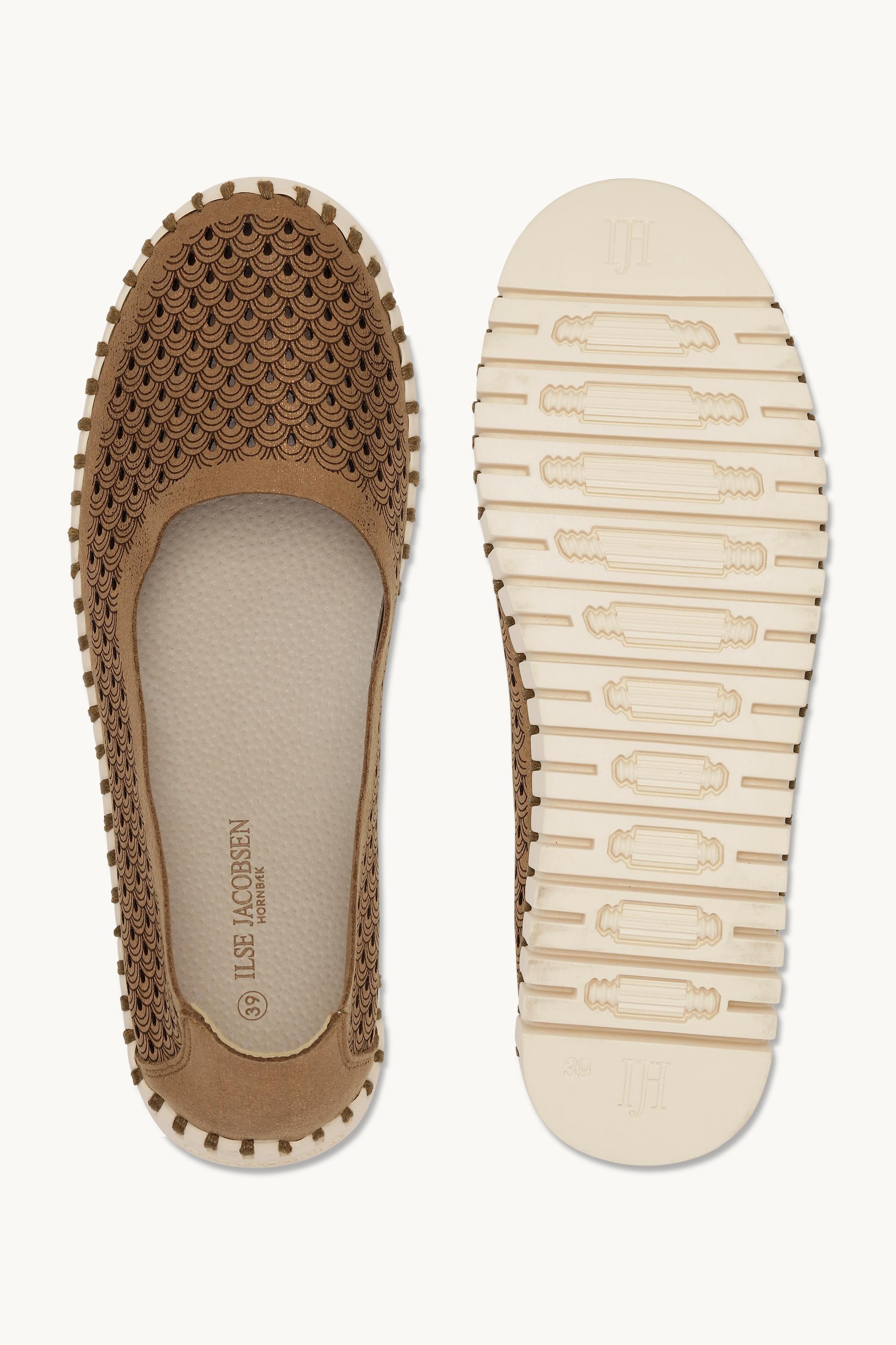 Tulip Slipper Glitter - Nougat Pearled Ivory