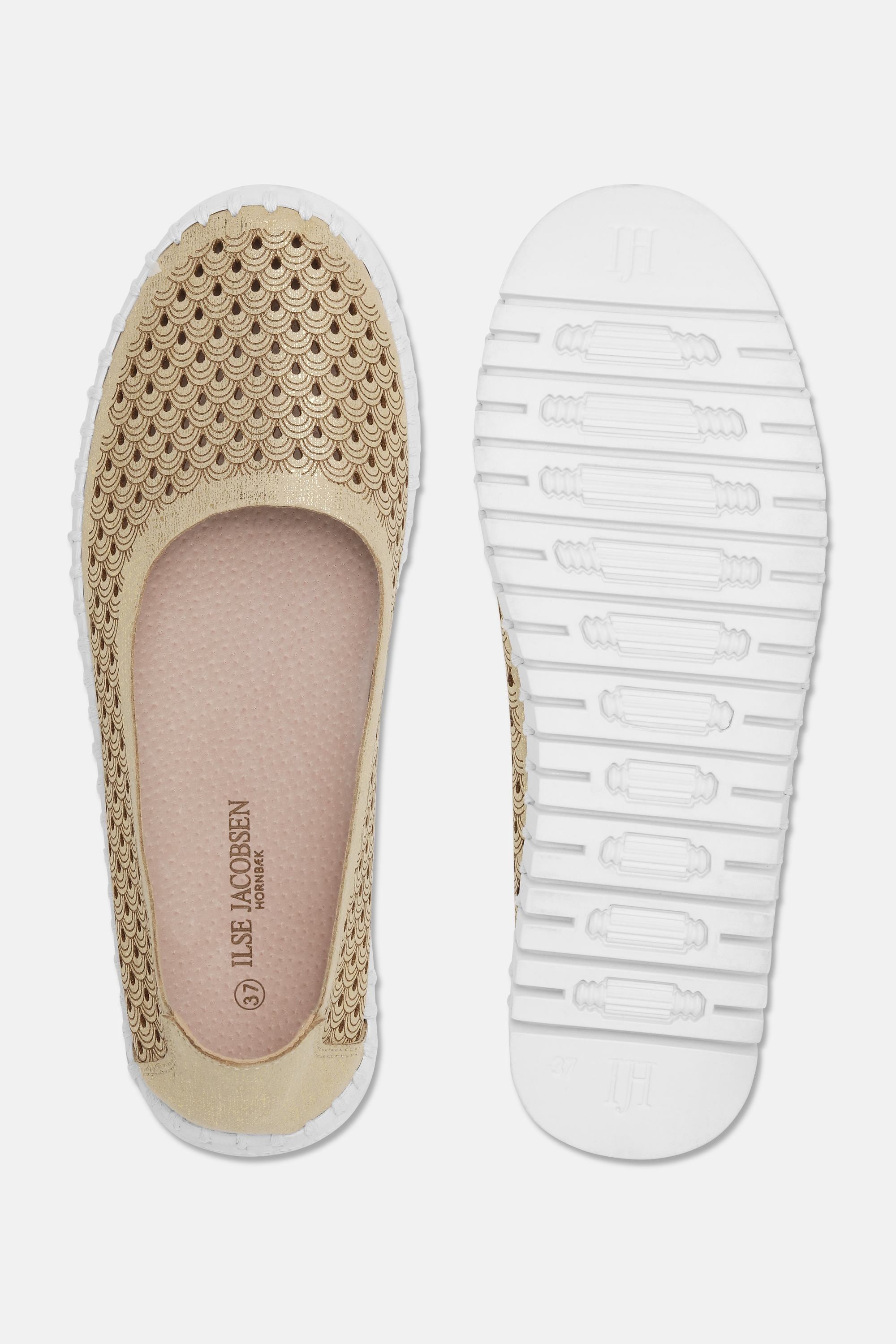 Tulip Slipper Glitter - Platin White