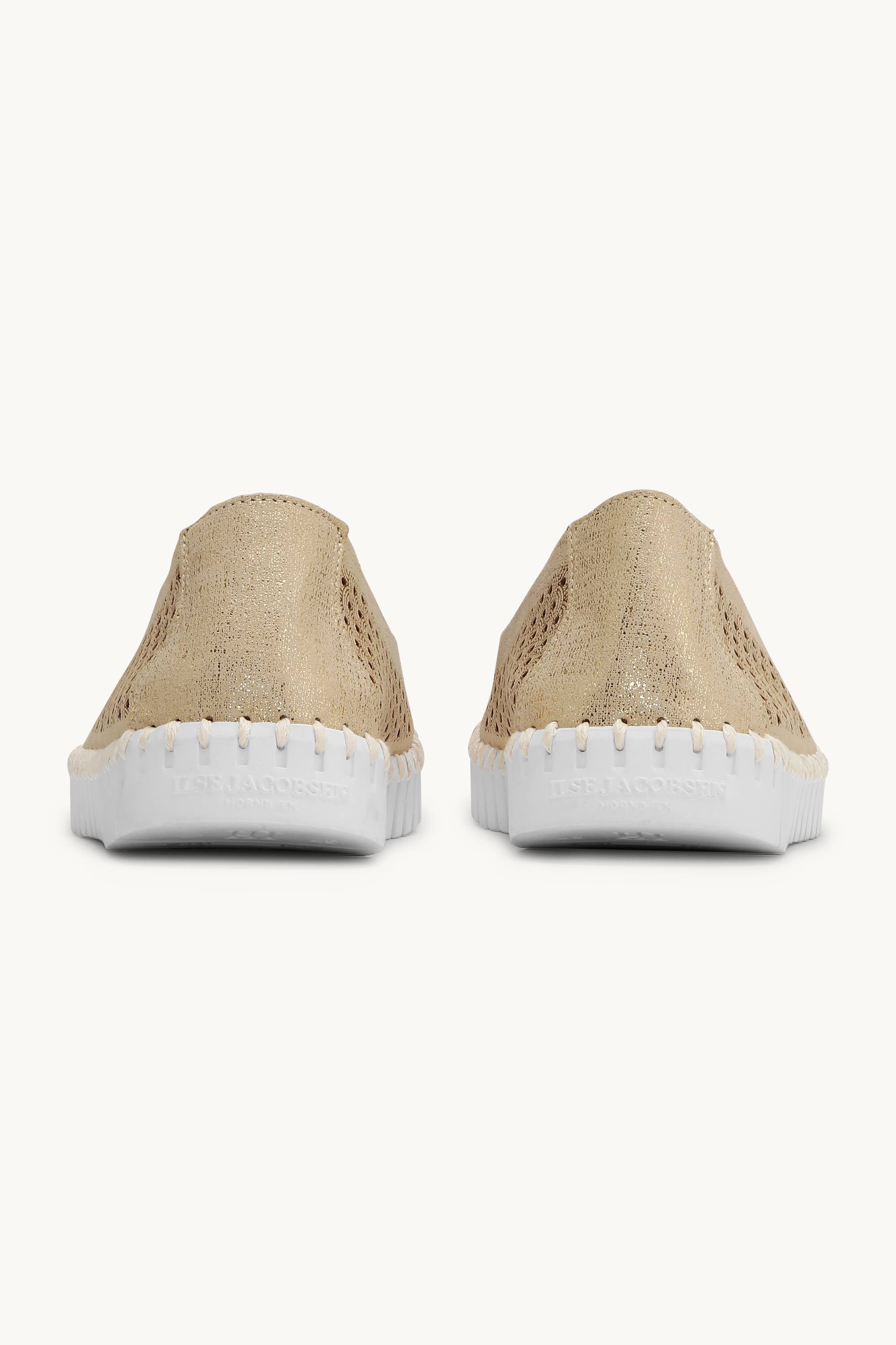 Tulip Slipper Glitter - Platin White