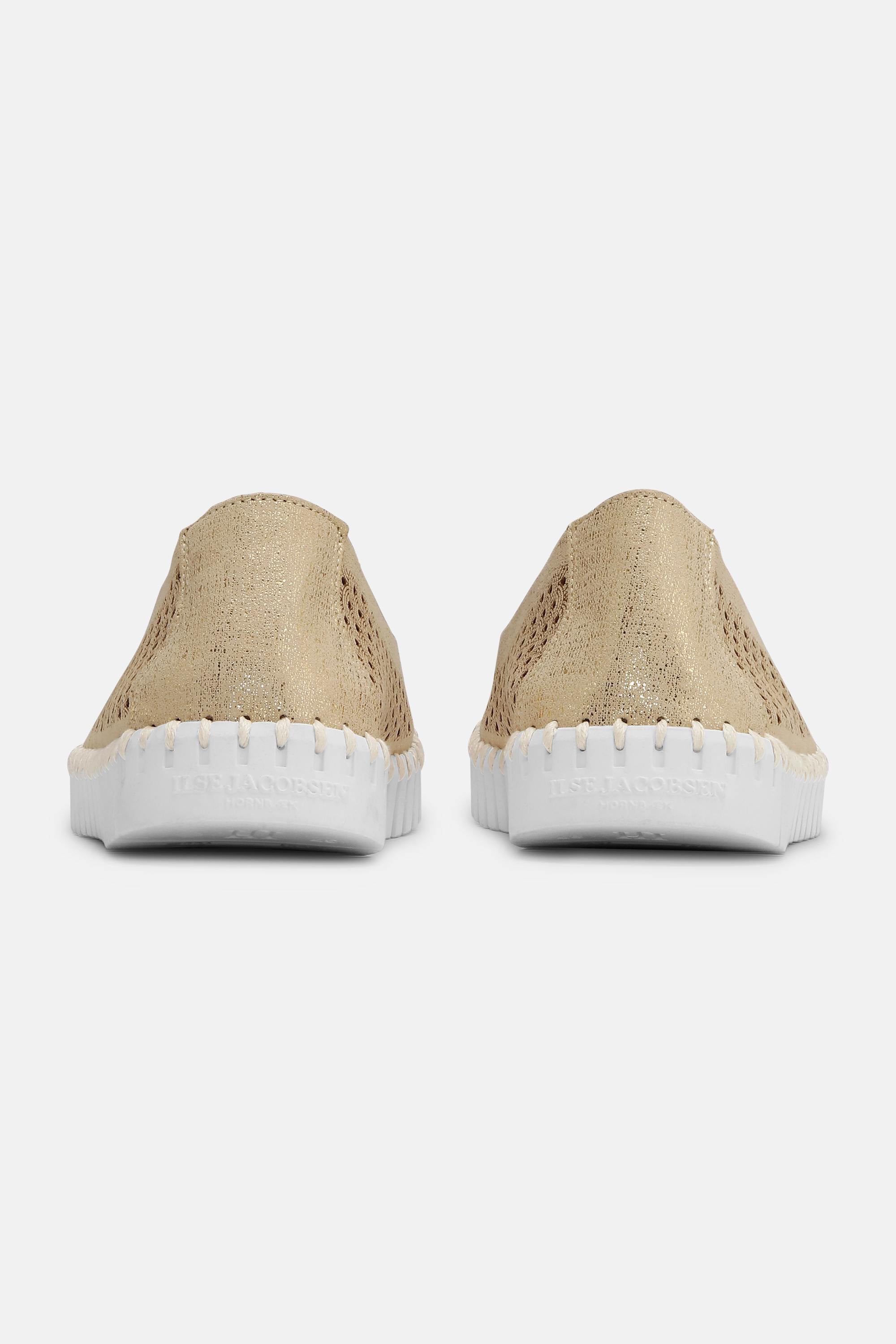 Tulip Slipper Glitter - Platin White