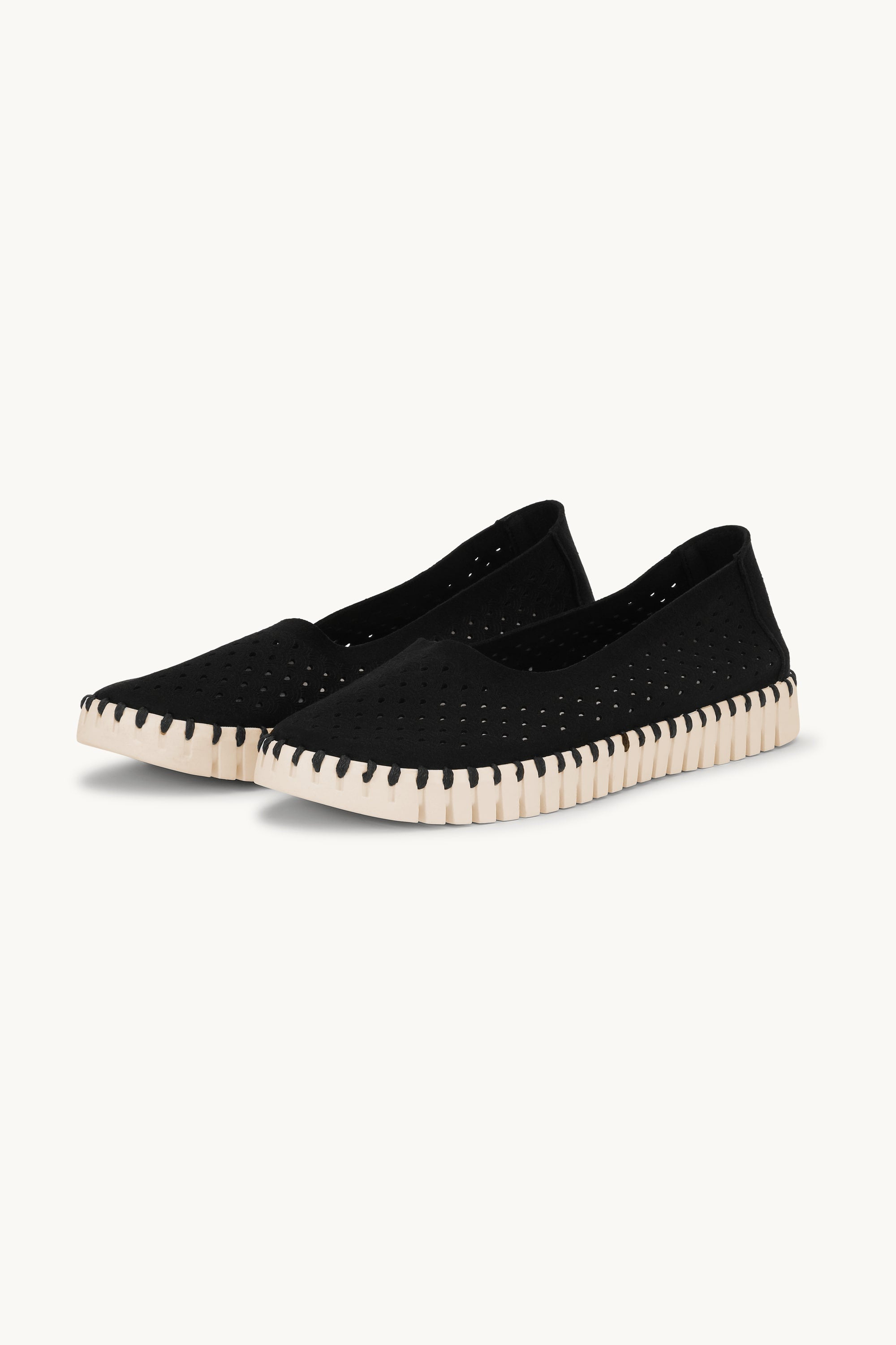 Ballerinas - Black Pearled Ivory