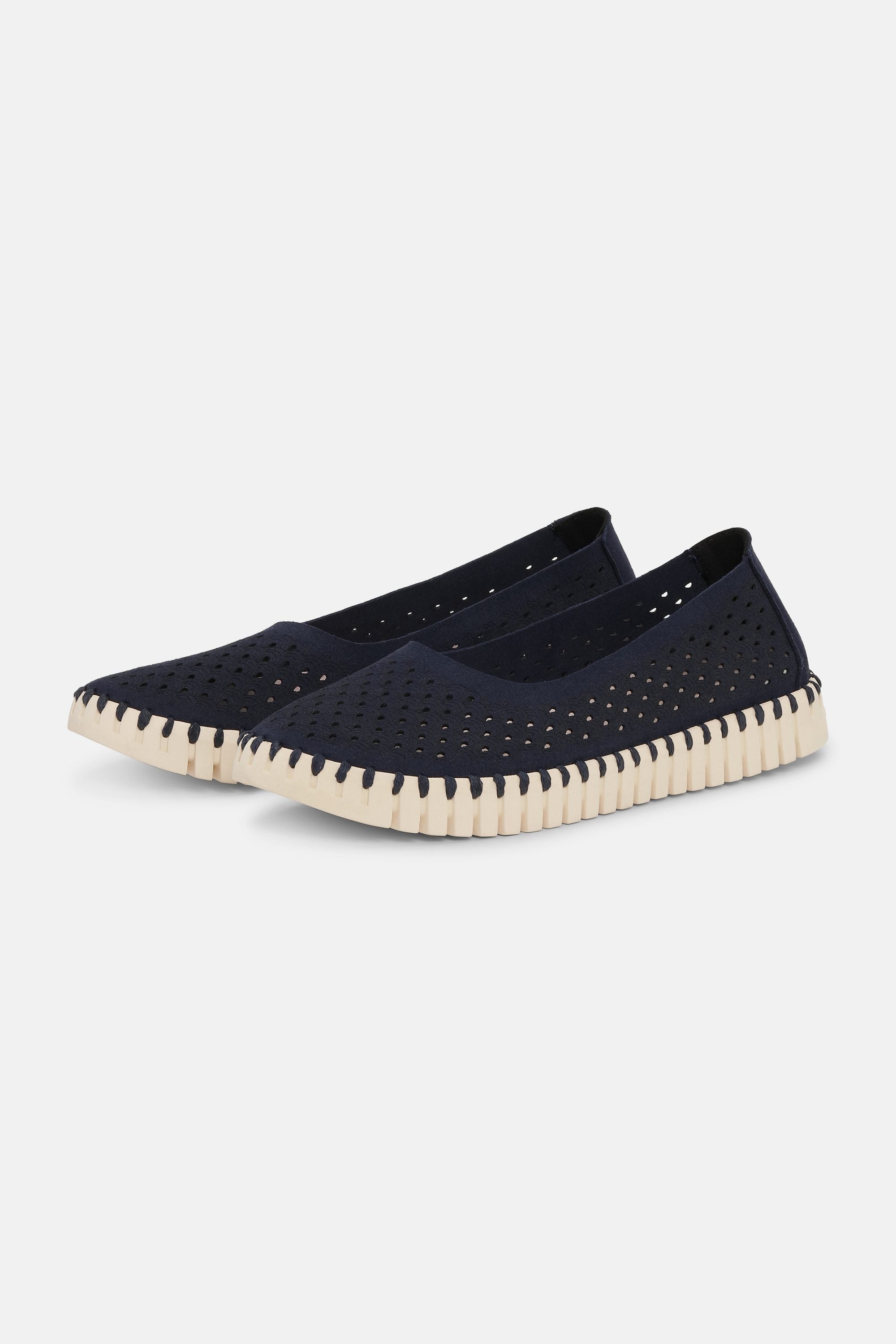 Ballerinas - Dark Indigo Pearled Ivory