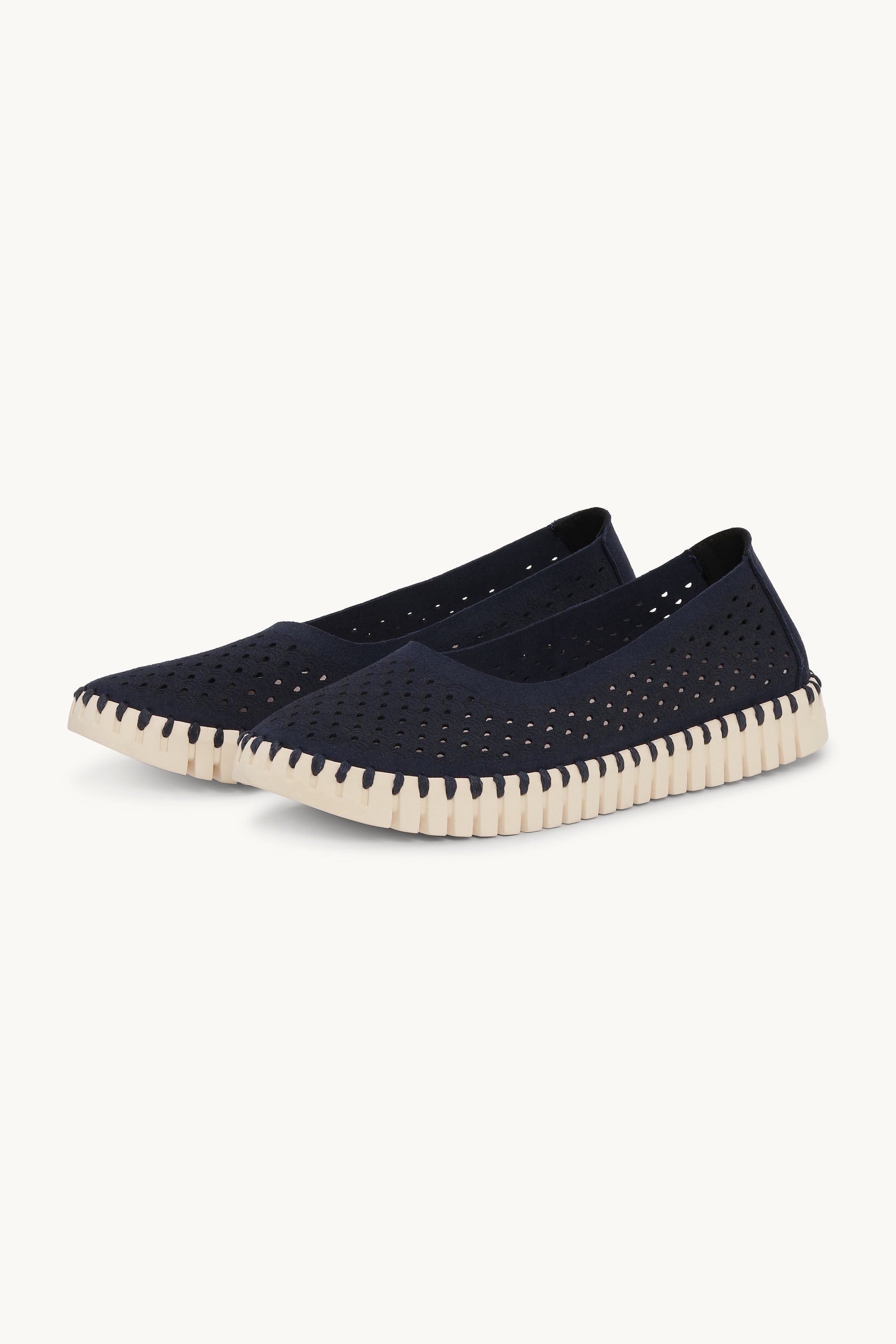 Ballerinas - Dark Indigo Pearled Ivory