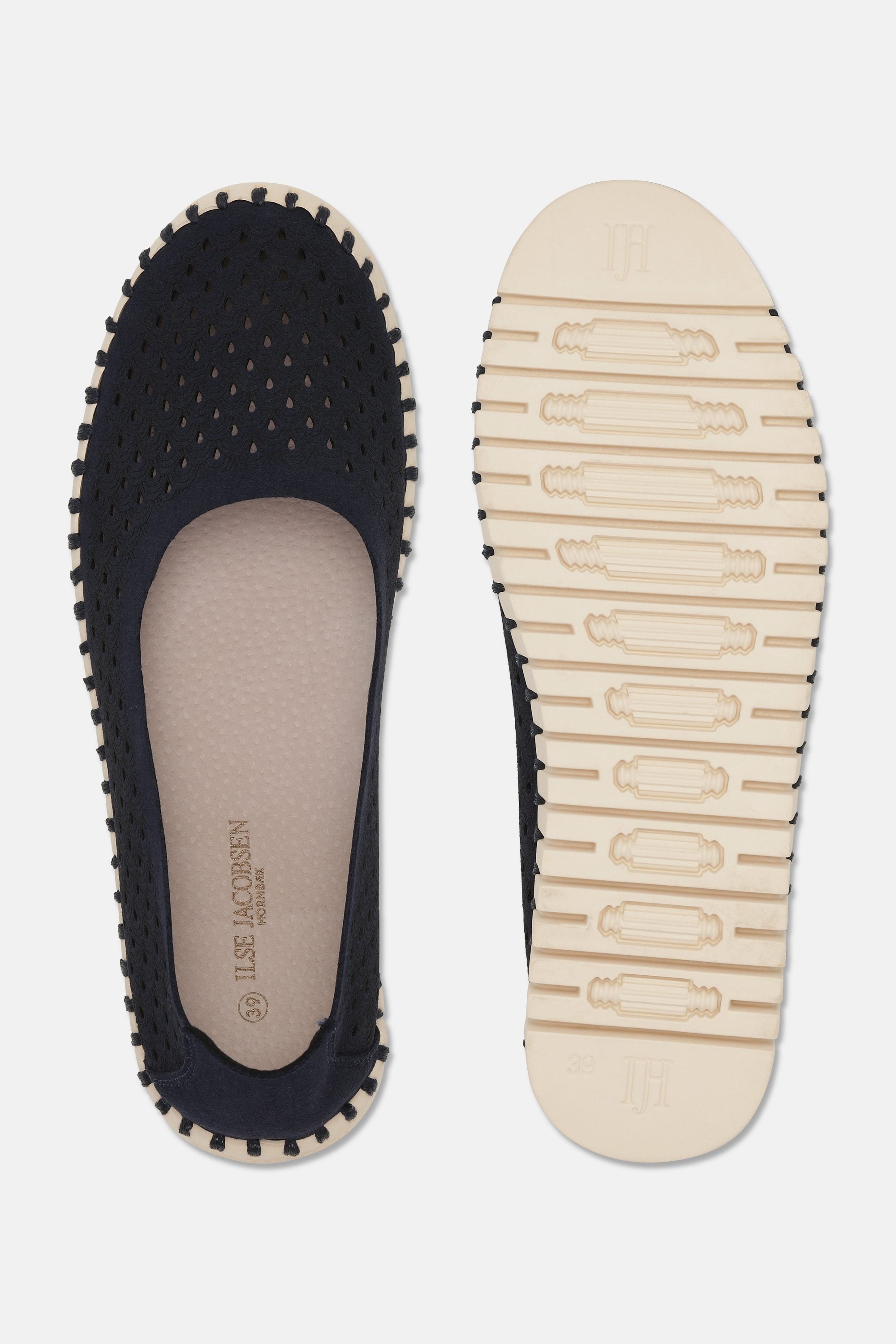 Ballerinas - Dark Indigo Pearled Ivory