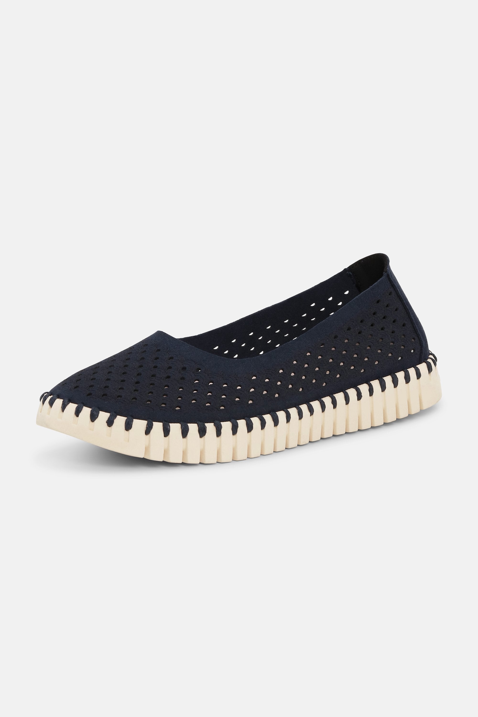 Ballerinas - Dark Indigo Pearled Ivory