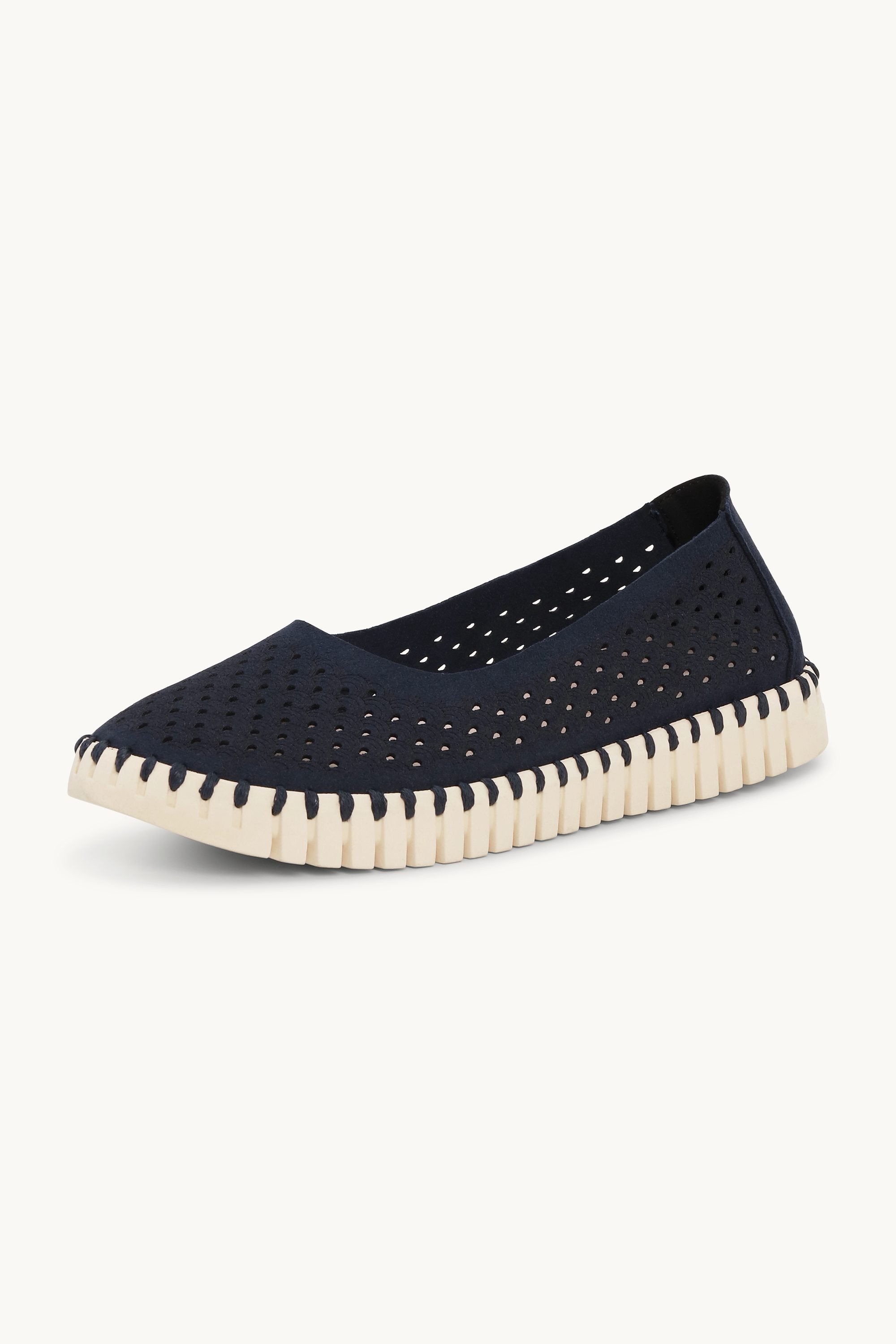 Ballerinas - Dark Indigo Pearled Ivory