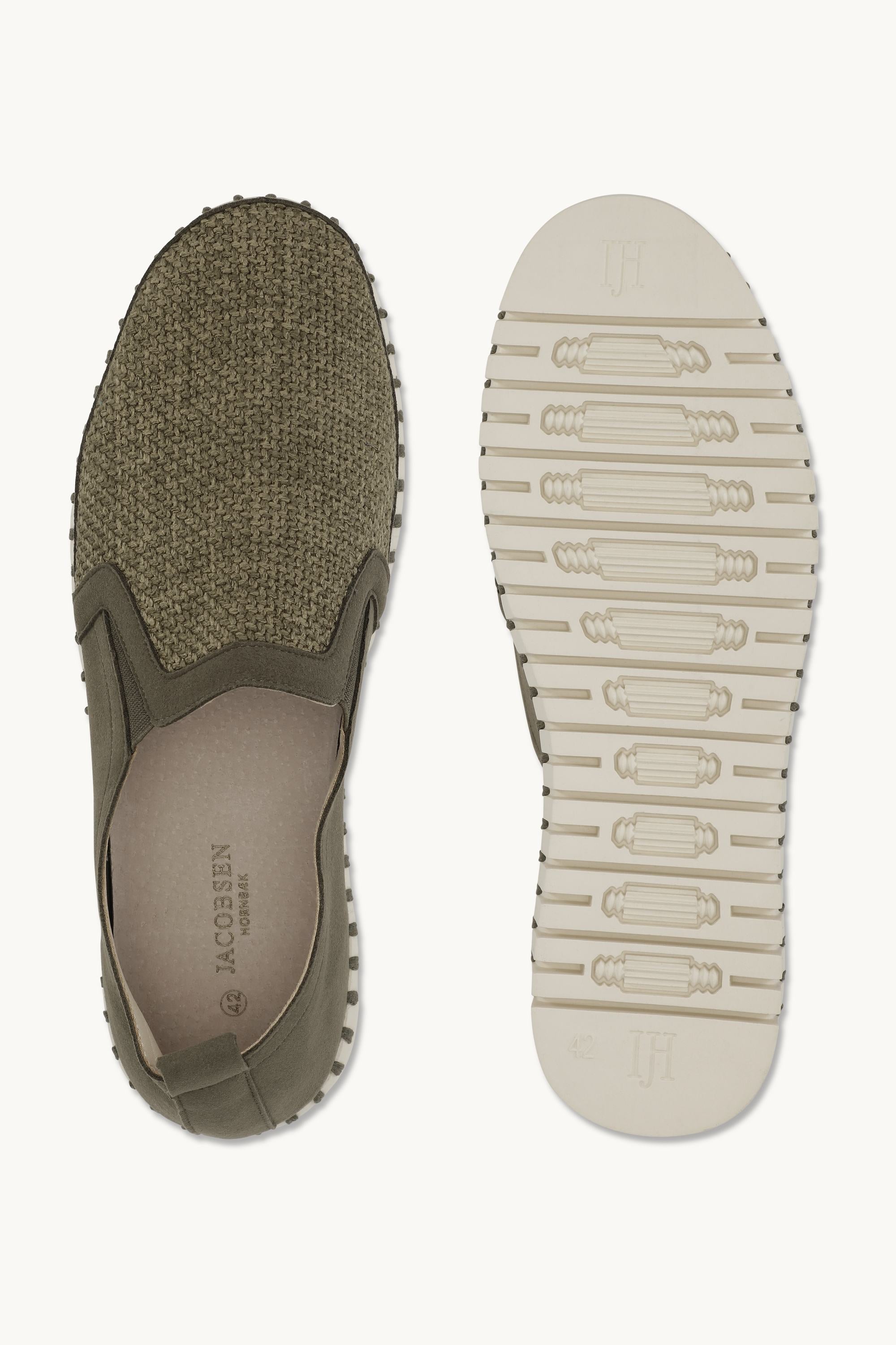 Bequeme Herrenschuhe - Deep Olive Pearled Ivory