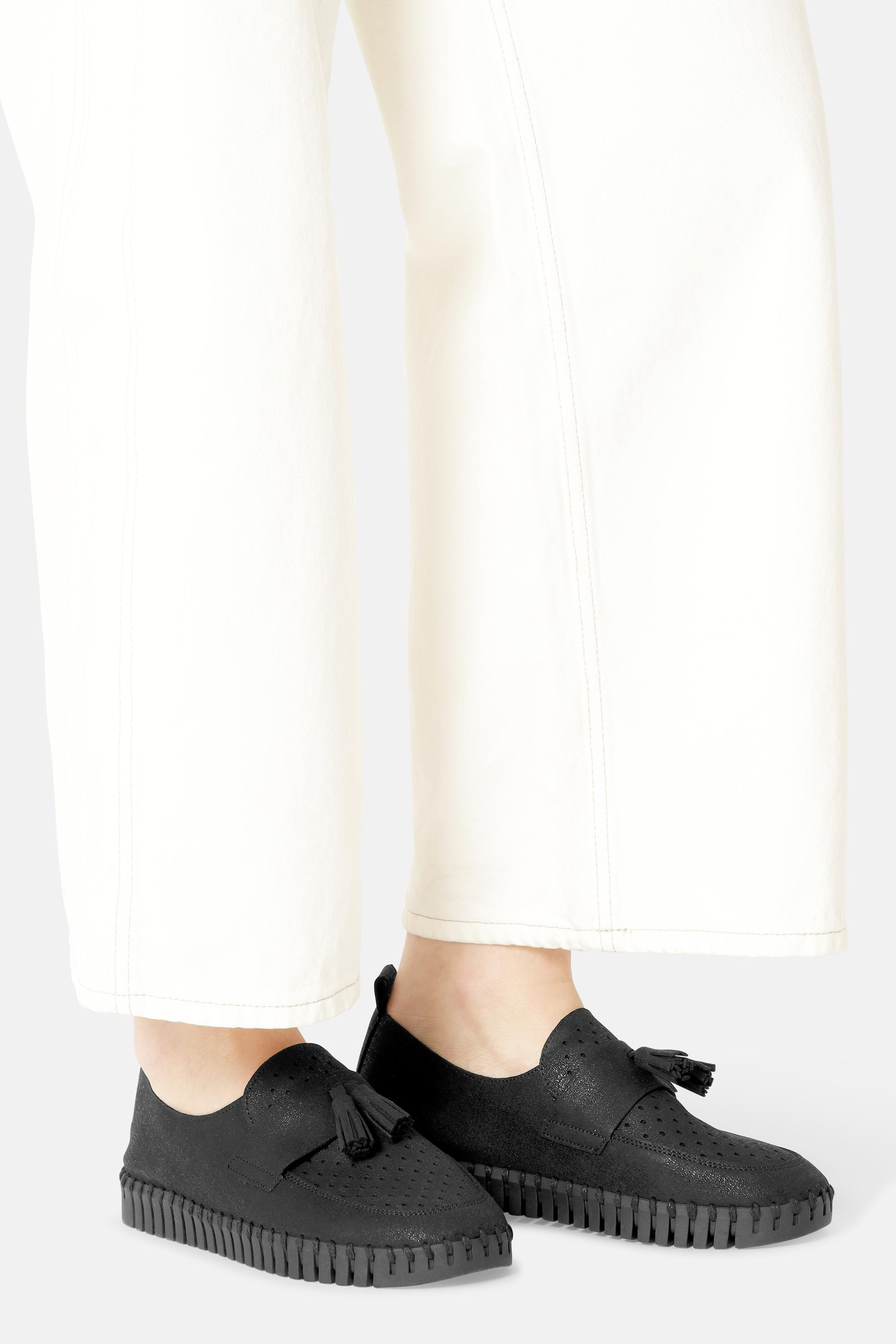 Tulip Loafer Tassel - Black Black