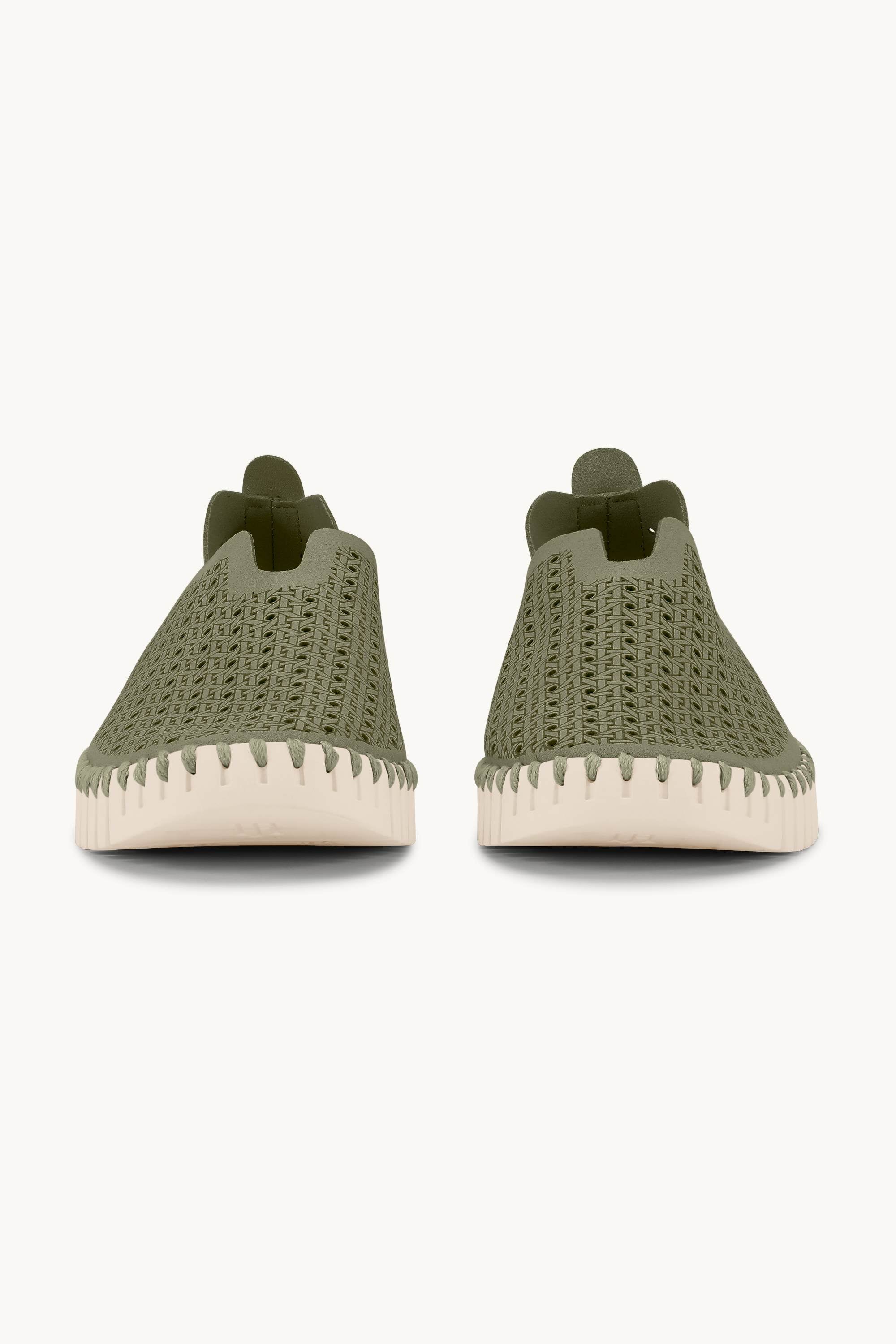 Tulip Slipper - Army Pearled Ivory