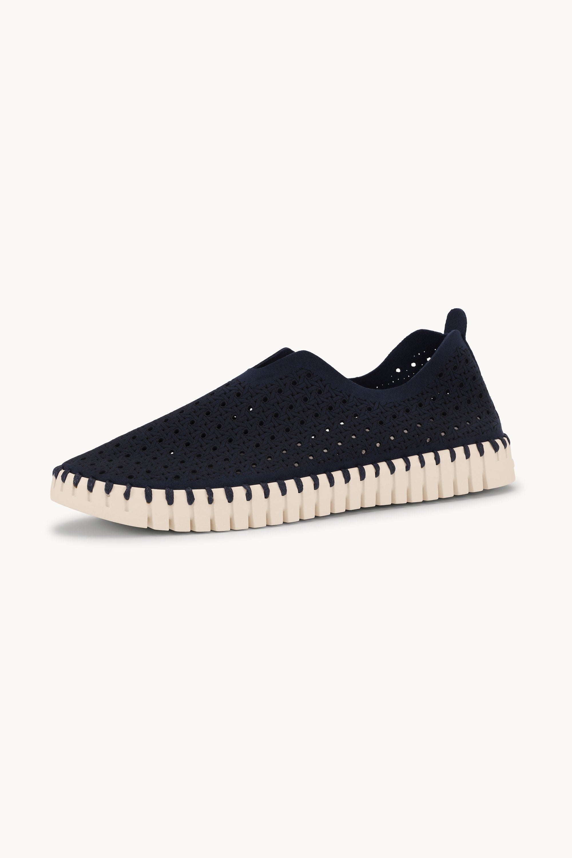 Tulip Slipper - Dark Indigo Pearled Ivory