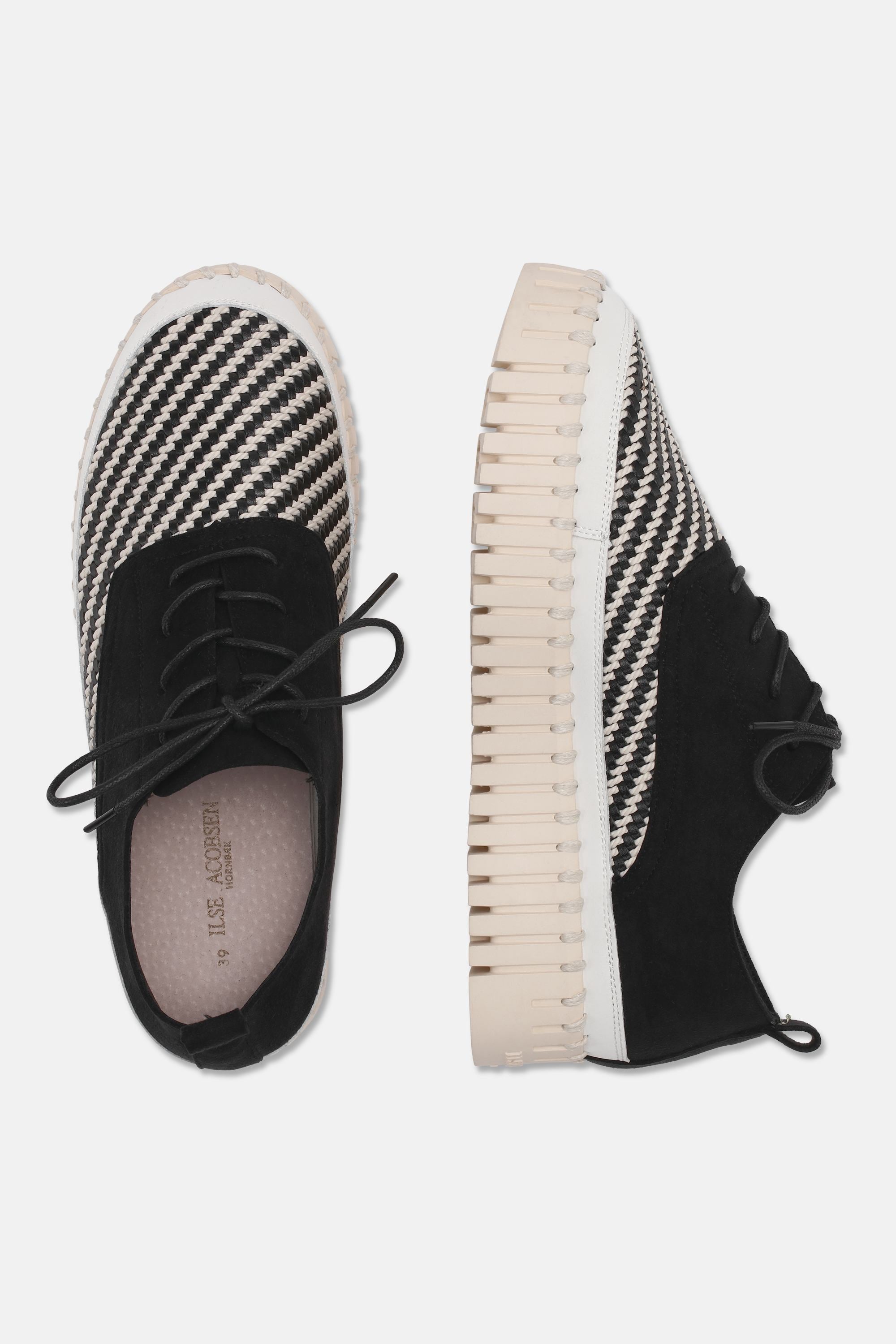 Tulip Slipper Mit Schnürung - Black