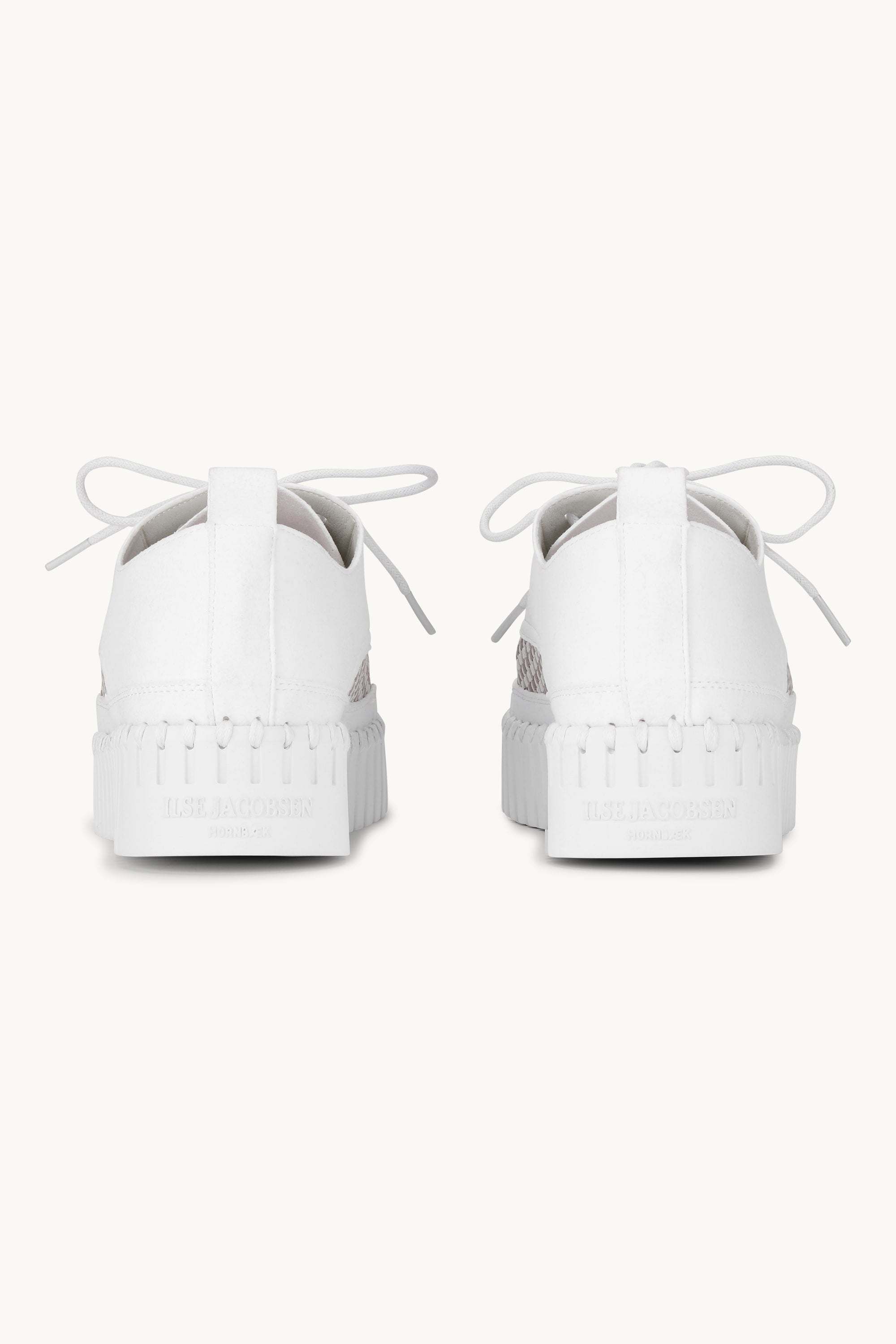 Tulip Slipper Mit Schnürung - White White