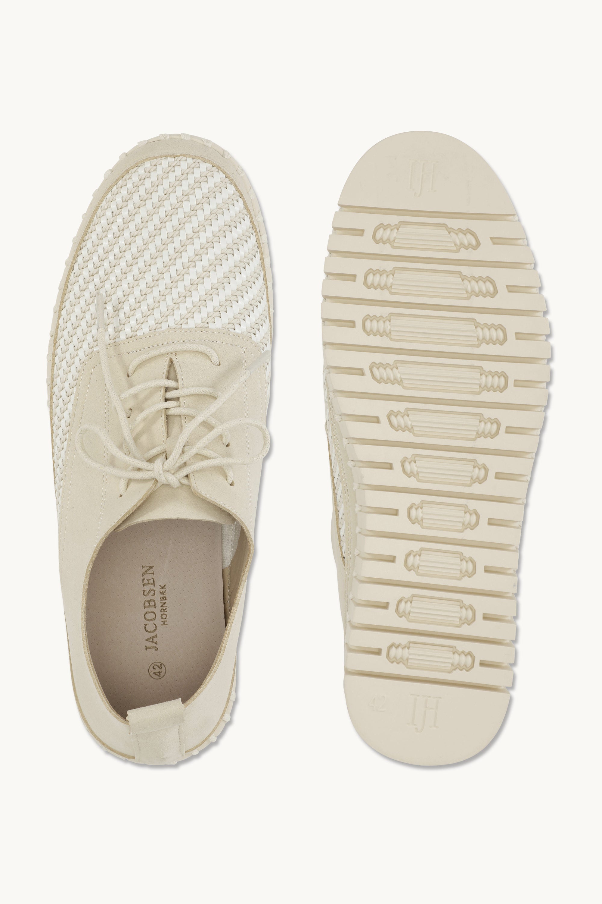 Herrenschuhe Mit Schnürung - Kit Pearled Ivory