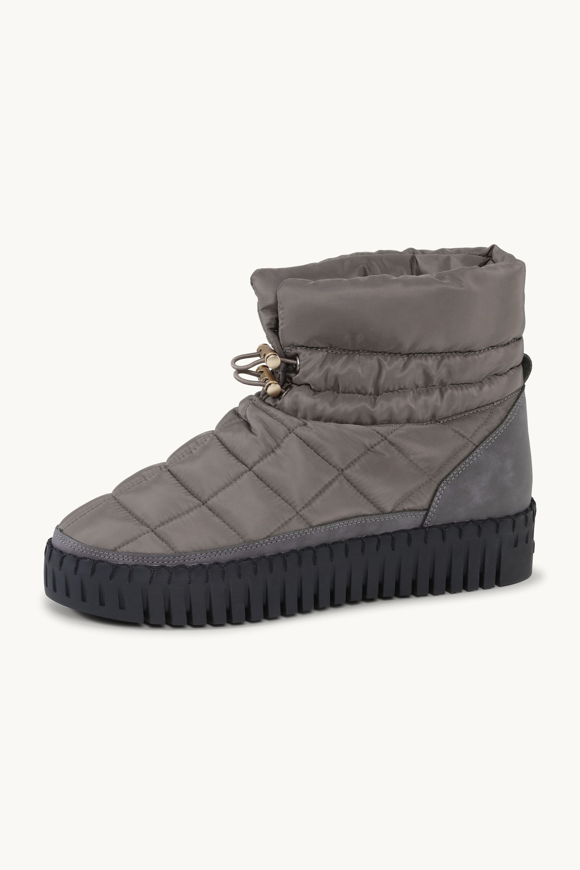 Tulip Padded Winter Boot - Grey Black