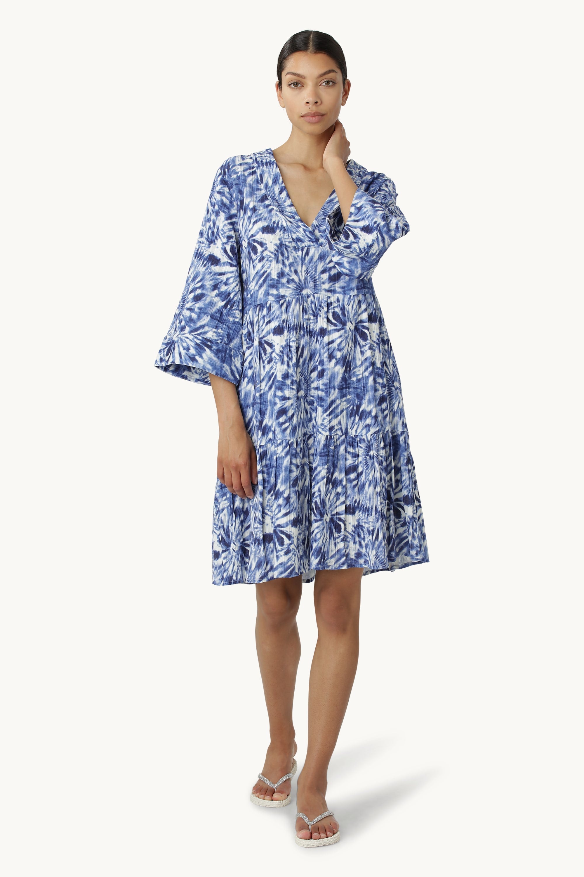 Short Dress - Indigo