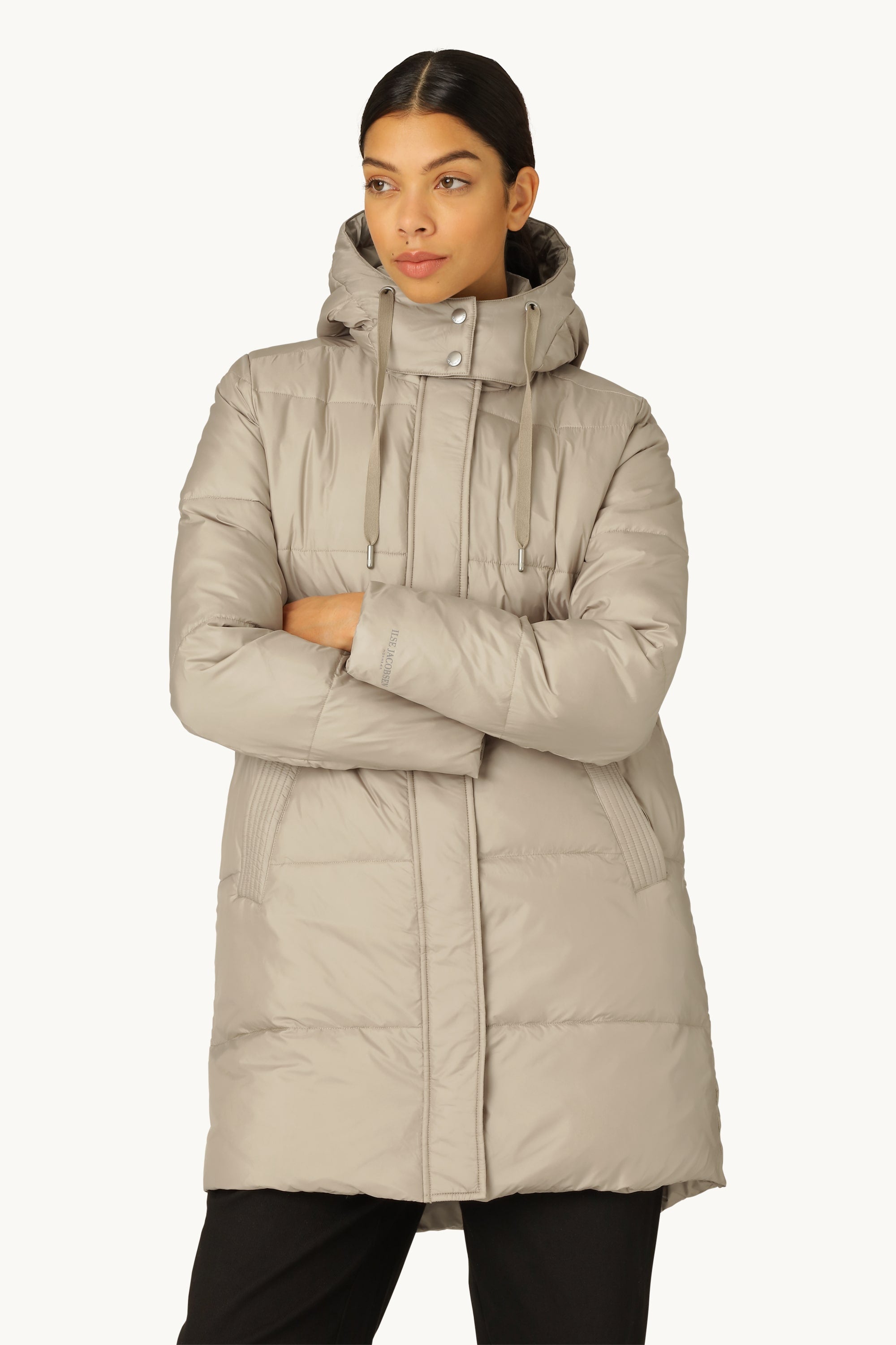 Padded Coat - Cobblestone
