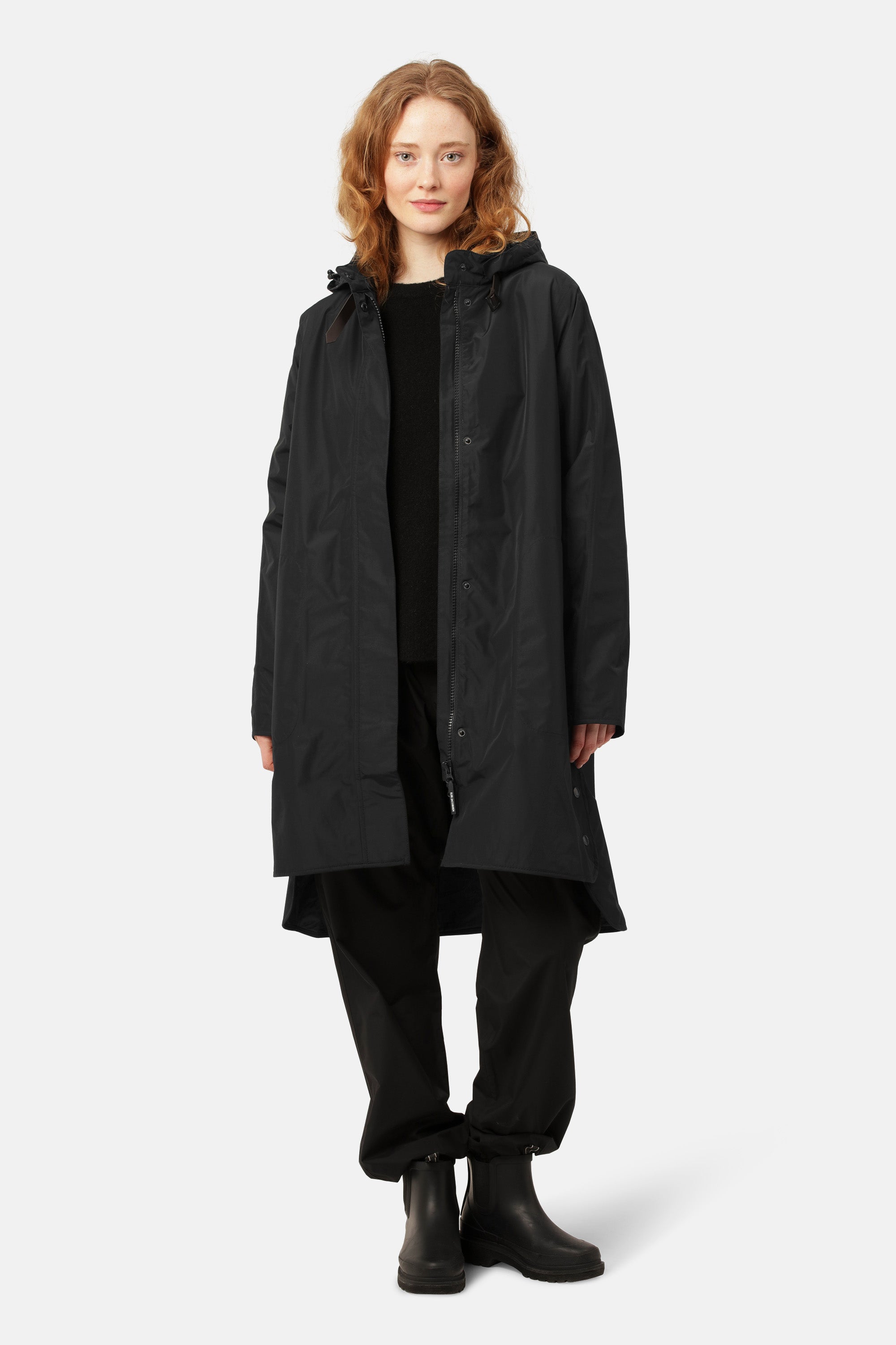 Ilse Jacobsen Hornbæk Rain Wintermantel Winter coat 001 Black