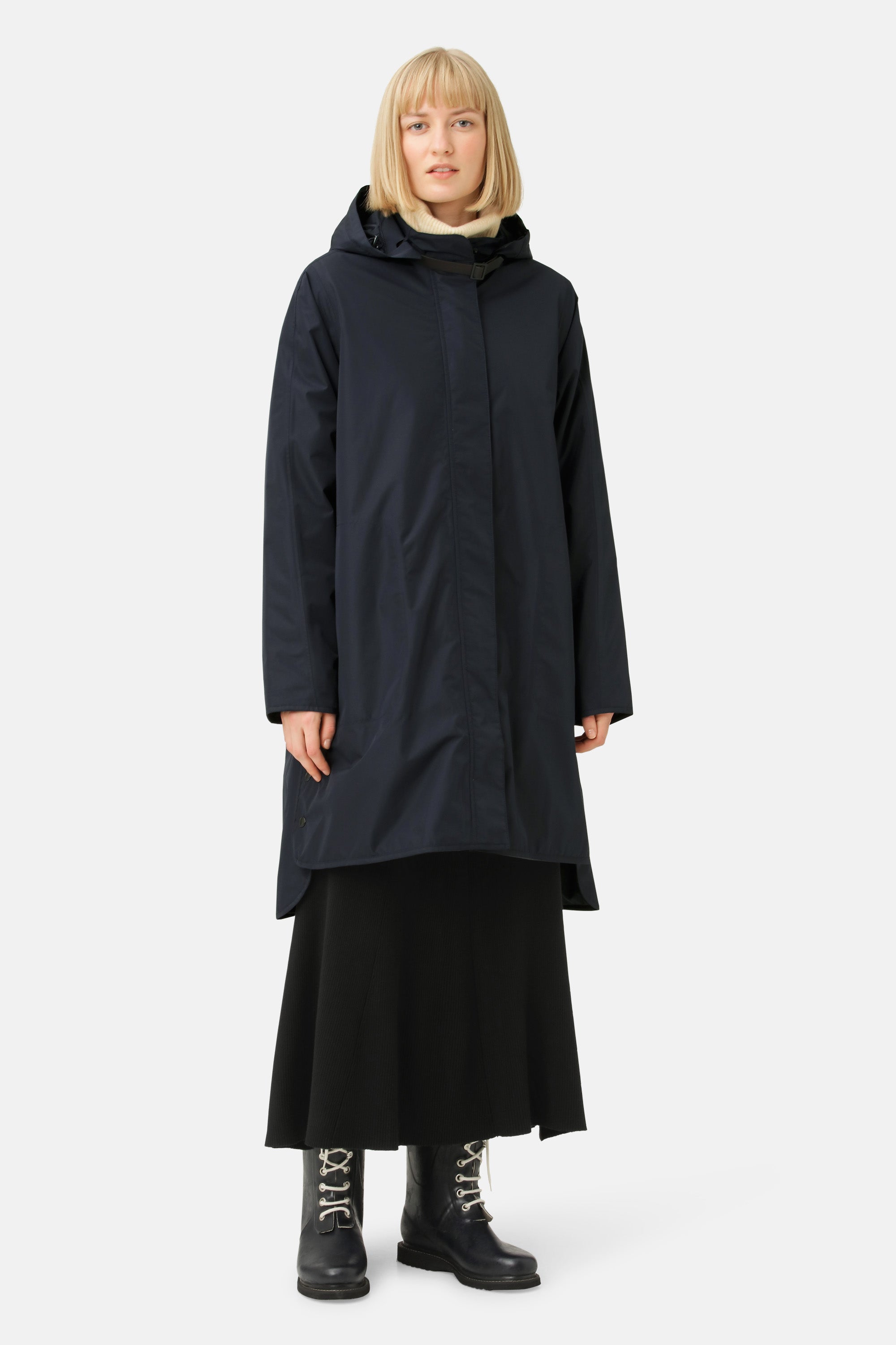 Ilse Jacobsen Hornbæk Rain Wintermantel Winter coat 660 Dark Indigo
